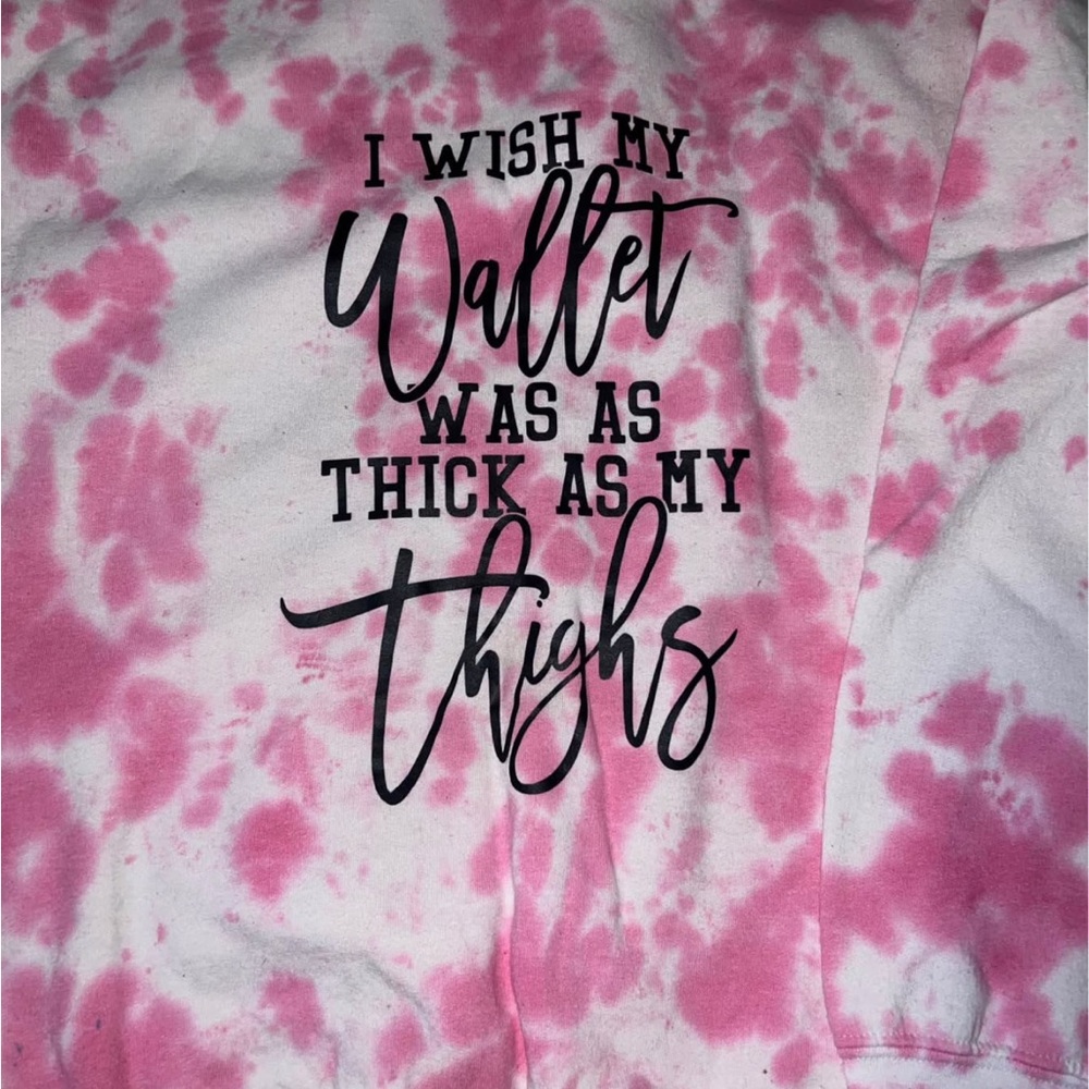 Pink Tie-Dye Graphic Tee